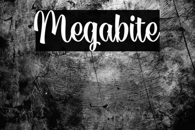 Megabite Font examples