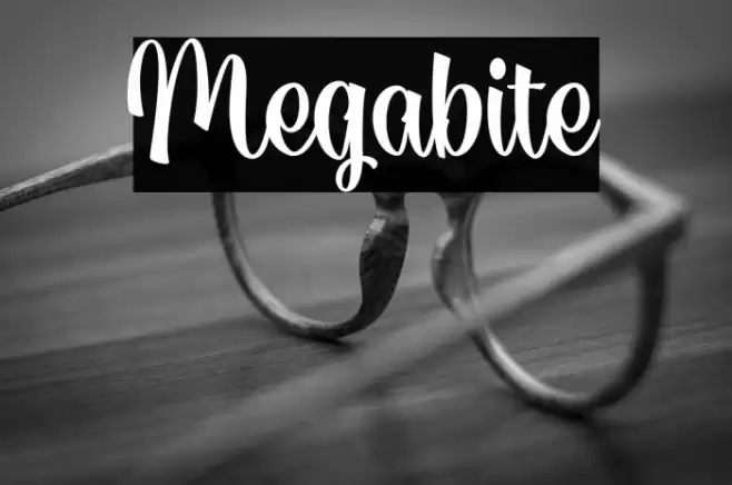Megabite Font examples