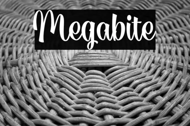 Megabite Font examples
