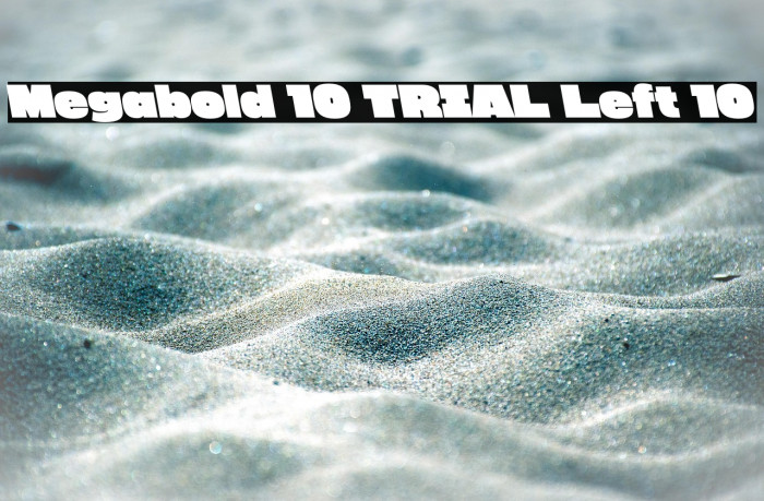 Megabold 1.0 TRIAL Left 10 Example 2