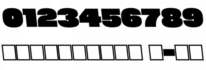 Megabold 1.0 TRIAL Left 6 Font OTHER CHARS