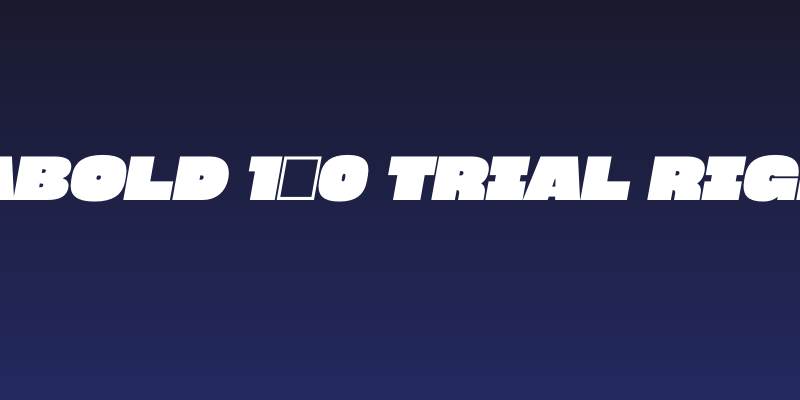 Megabold 1.0 TRIAL Right 10 Social Header