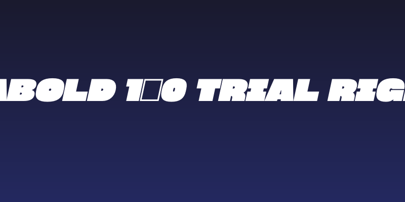 Megabold 1.0 TRIAL Right 12 Social Header