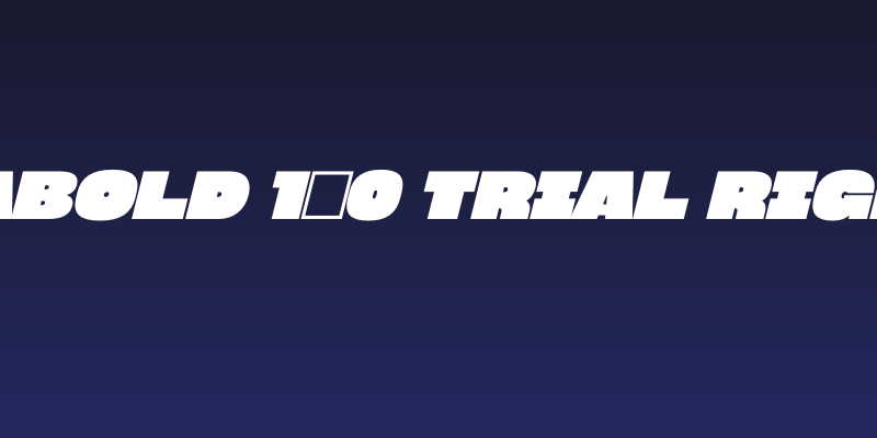 Megabold 1.0 TRIAL Right 14 Social Header