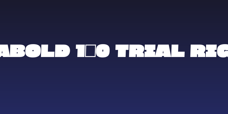 Megabold 1.0 TRIAL Right 2 Social Header