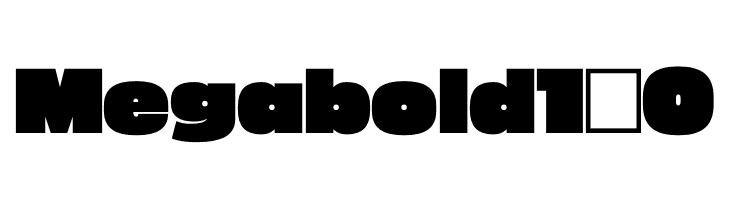 Megabold 1.0  font caratteri gratis