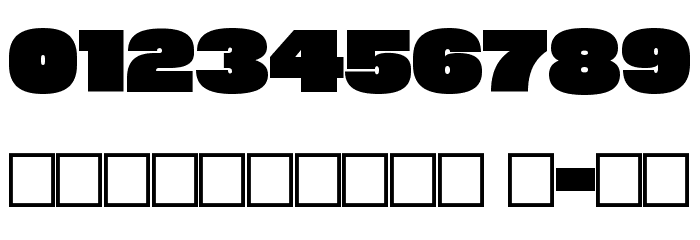 Megabold 1.0 Font OTHER CHARS