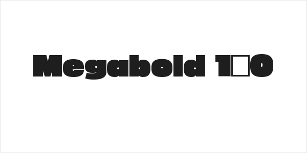 Megabold 1.0 Logo