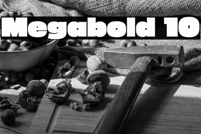 Megabold 1.0 Font examples