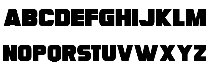Megabomb Font LOWERCASE