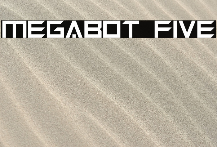 Megabot Five Font examples