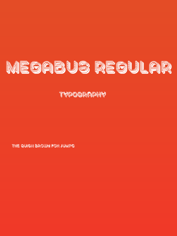 Megabus Regular Poster