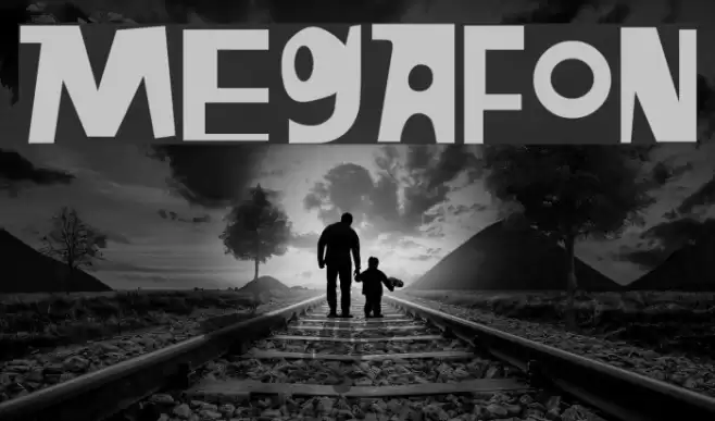 Megafon Font examples