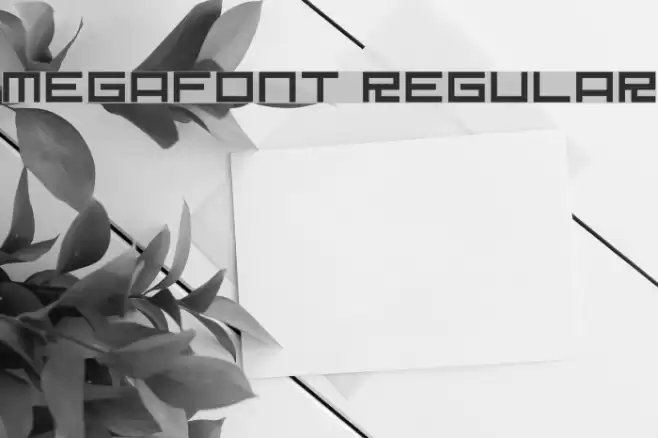 Megafont Regular Font examples