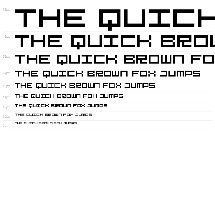 Megafont Regular Waterfall