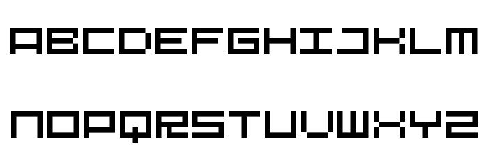 Megafont Regular Font LOWERCASE