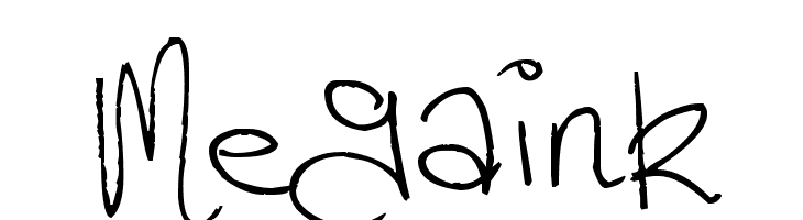 Megaink  font caratteri gratis