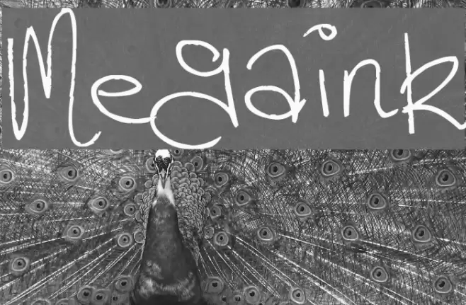 Megaink Font examples