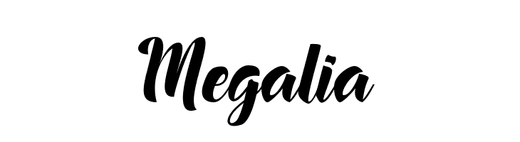 Megalia  免费字体下载