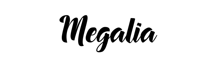 Megalia  les polices de caractères gratuit tlcharger