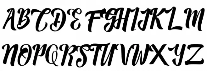Megalia Schriftart Groß