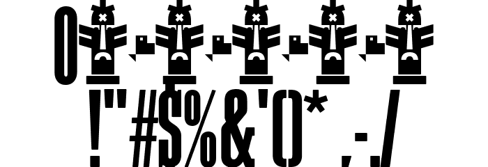 Megalito Slab Extra Condensed Font OTHER CHARS