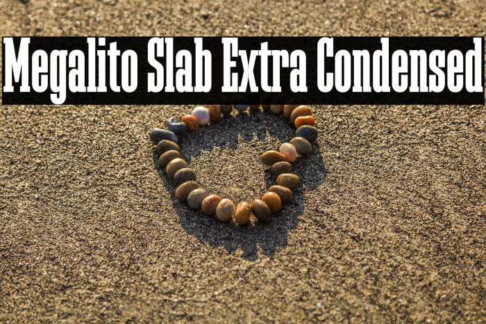 Megalito Slab Extra Condensed Example 1