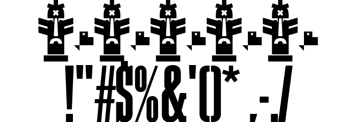 Megalito Slab SC ExtraCond Font OTHER CHARS