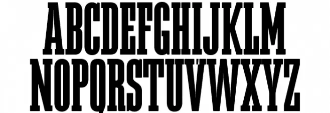 Megalito Slab SC ExtraCond Шрифта ВЕРХНИЙ