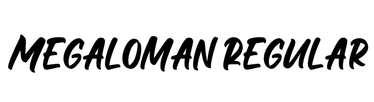Megaloman Regular  Fuentes Gratis Descargar