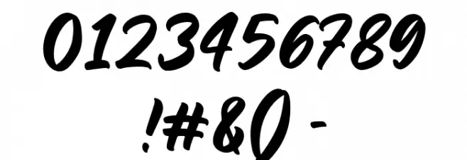 Megaloman Regular Font OTHER CHARS