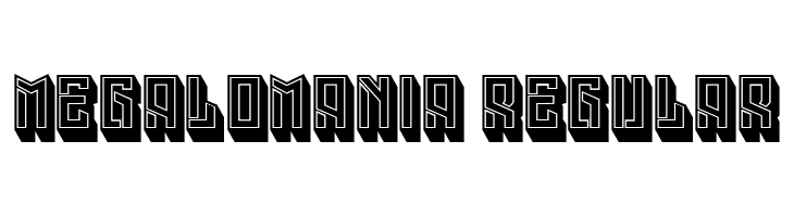 Megalomania Regular  Fuentes Gratis Descargar