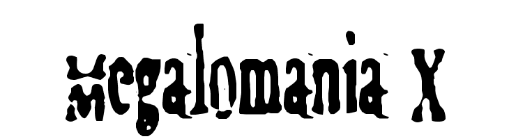 Megalomania X  免费字体下载