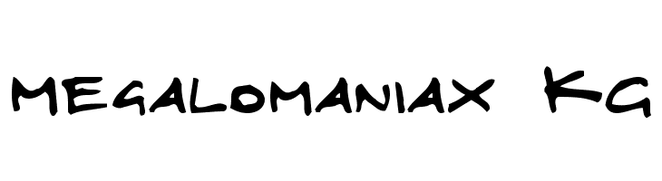 Megalomaniax KG  Frei Schriftart Herunterladen