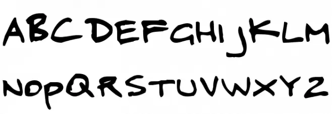 Megalomaniax KG Font UPPERCASE