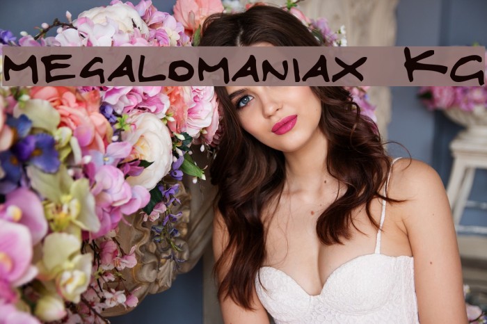 Megalomaniax KG Font examples