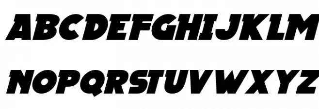Megalopolis X Italic Fonte MAIÚSCULAS