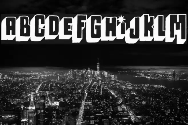 Megalopolis off Font examples