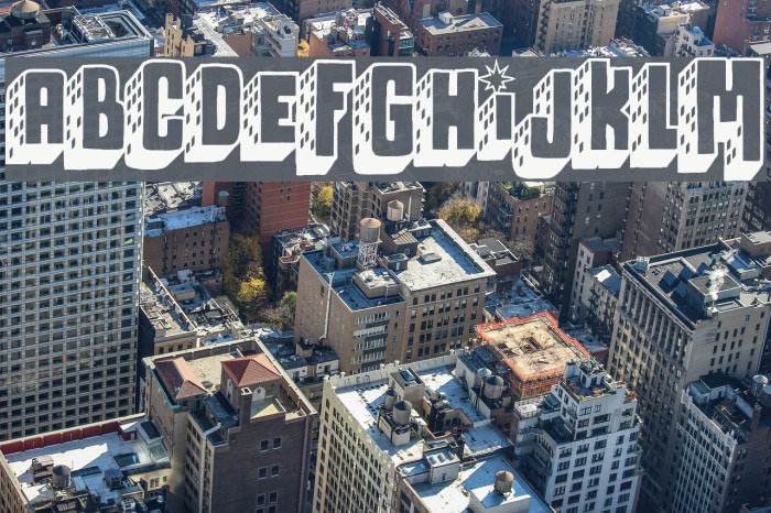 Megalopolis Font examples