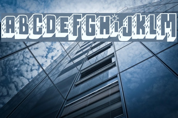 Megalopolis Font examples