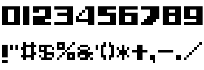 Megamax Jones Font OTHER CHARS