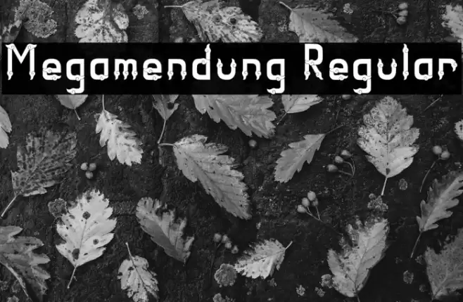 Megamendung Regular Font examples