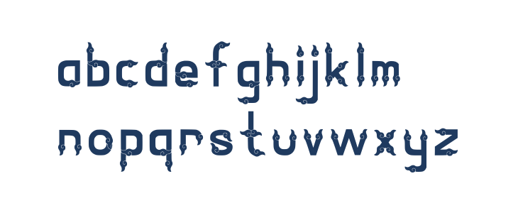 Megamendung Regular Lowercase