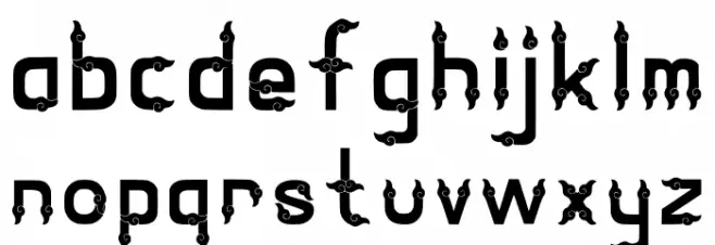 Megamendung Regular Polices MINUSCULES