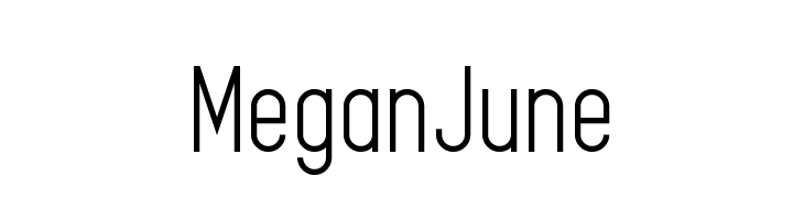 Megan June  baixar fontes gratis