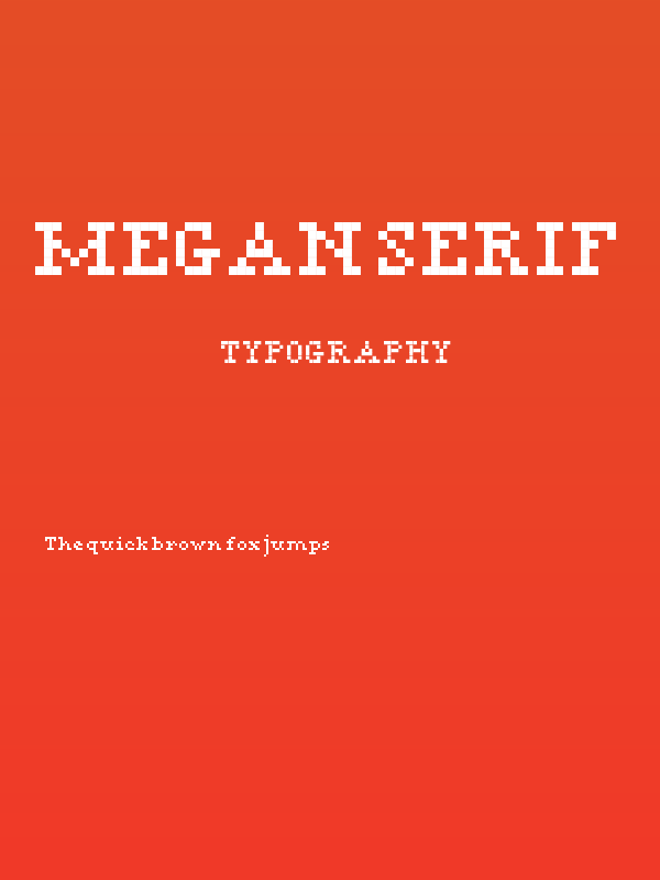 Megan Serif Poster