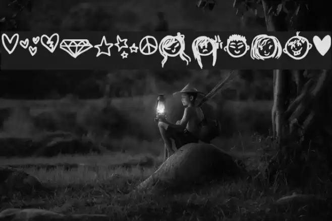 MeganBats Font examples