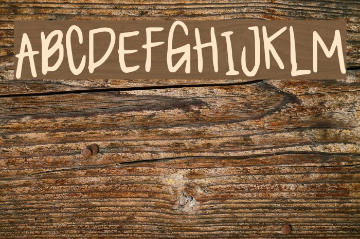 MeganHand Font examples