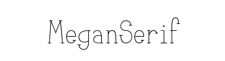MeganSerif Font