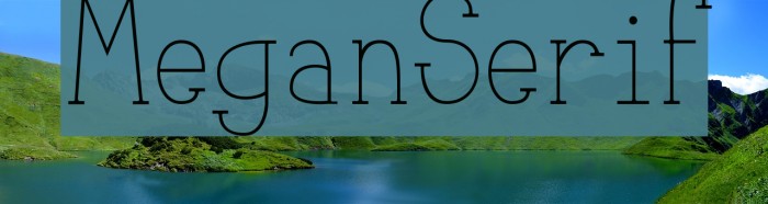 MeganSerif Font examples